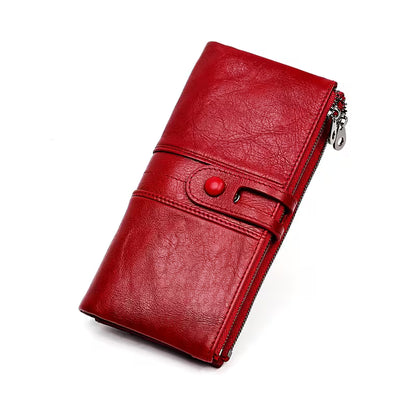 Élodie – Portefeuille Multifonction Femme en Cuir